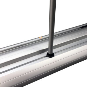 Roll-Up Wide - Encaixe da vareta na estrutura