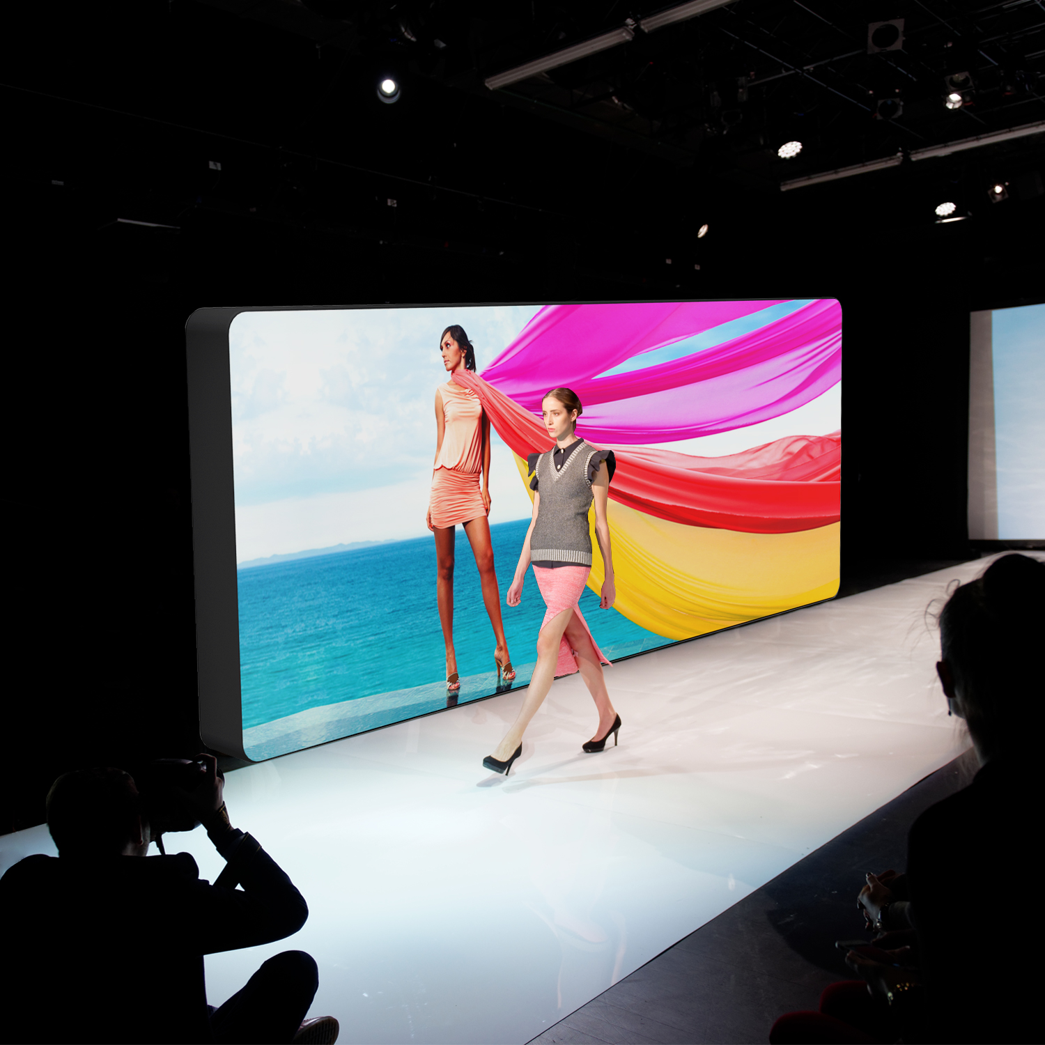 Tex Wave Wall 3D Straight L 2,4m