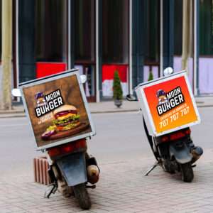 Decoração de scooter Delivery