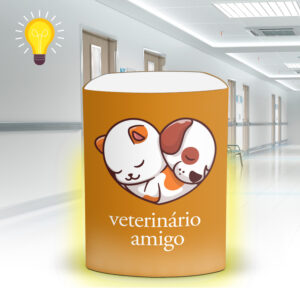 Balcão TexWave Retangular Led