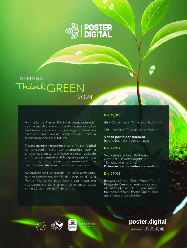 Semana ThinkGreen 2024 da Poster Digital