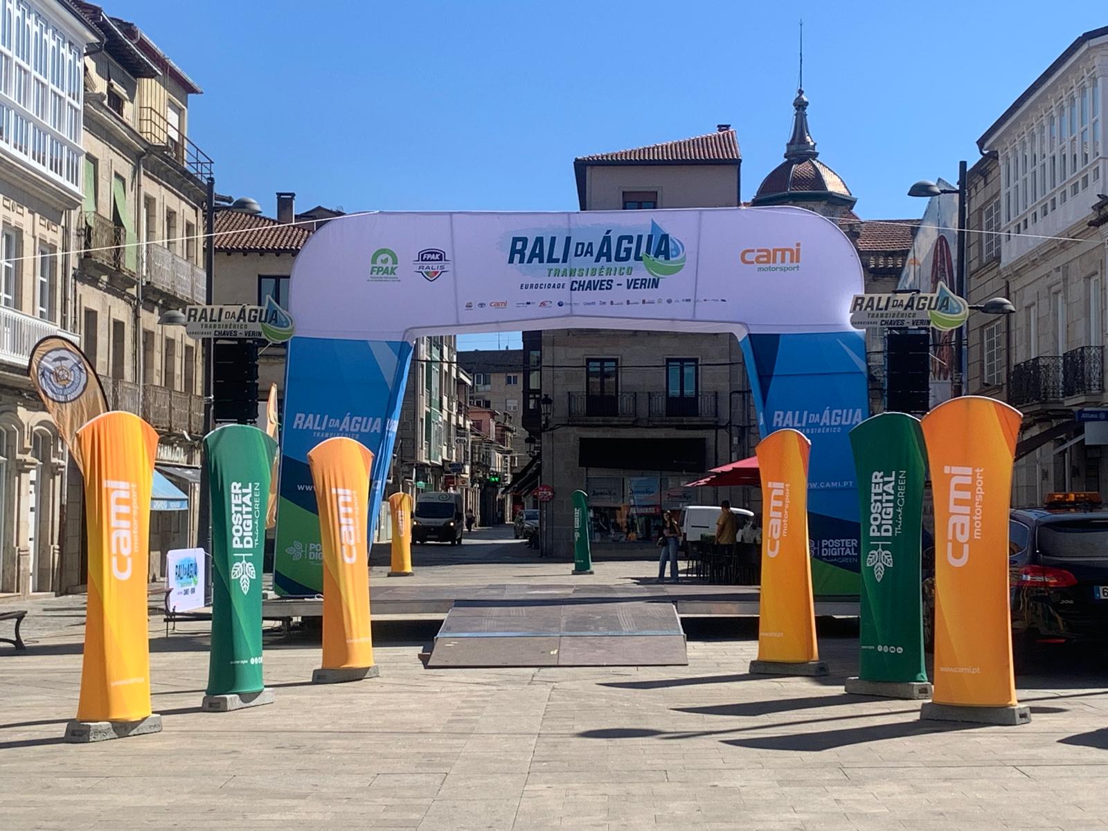 Soluções de marketing desportivo sustentável da Poster Digital no Rali da Água